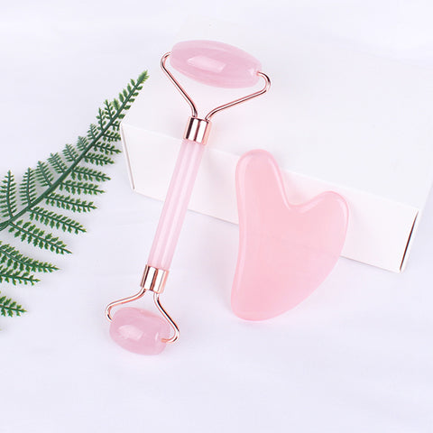 Jade Roller Gua Sha Stone Set